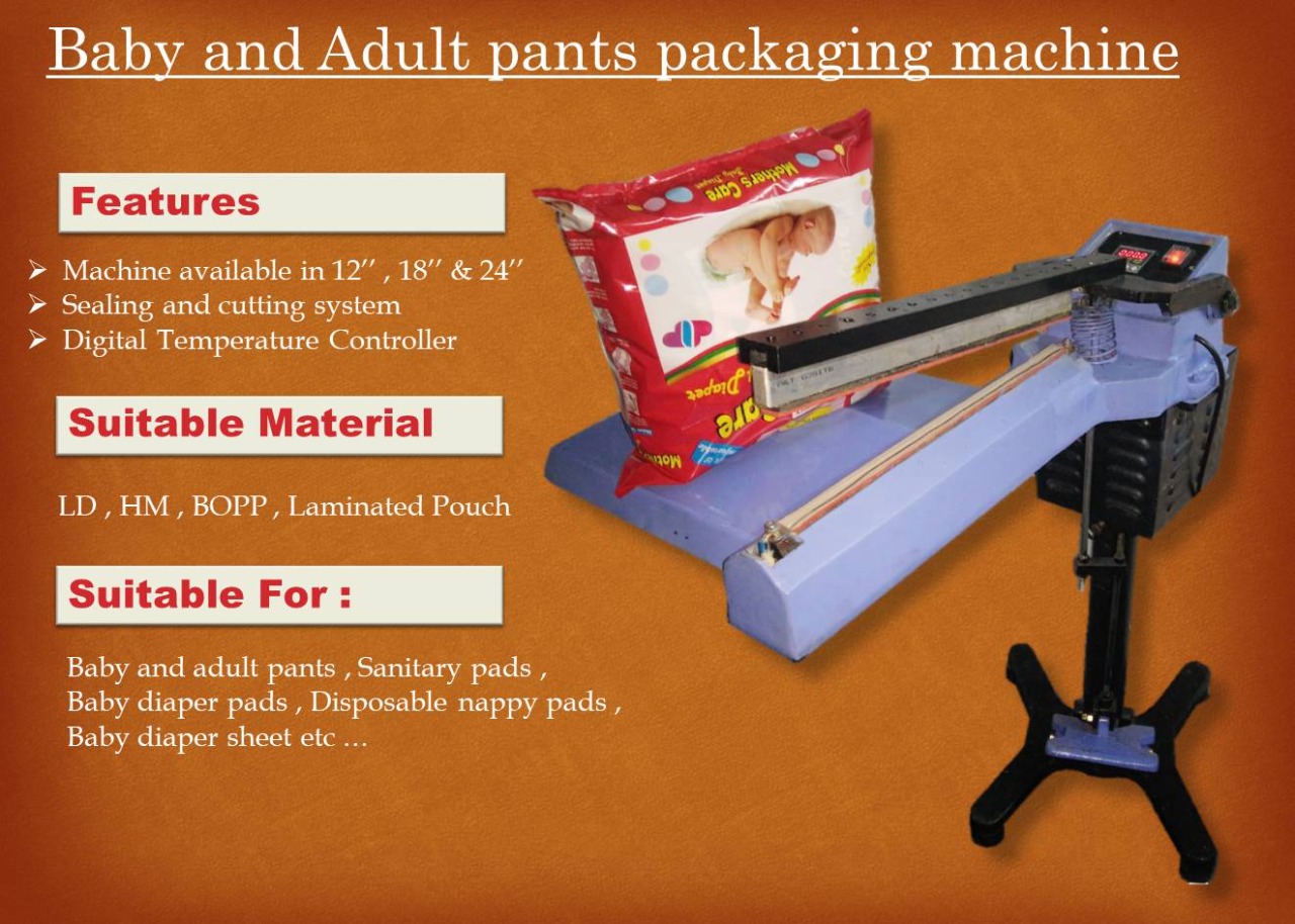 BABY & ADULT PANTS SEALING MACHINE